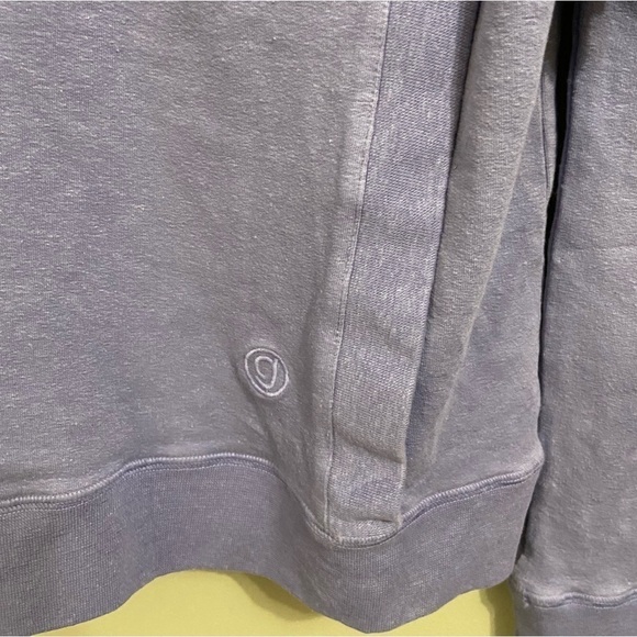 New GRAMMICI Sz Sm Lilac Hoodie V-neck - Picture 4 of 7